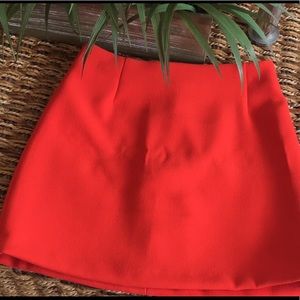 H & M Red Mini Skirt | Size 8